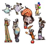 Eight performers to give a new show nightly!